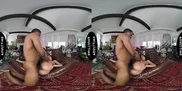 UP CLOSE VR - You Watch Your Hot Wife Nina White Fuck Her Stallion Personal Trainer - CUCKOLD POV