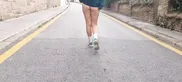 Walking public and show panties and shaved pussy
