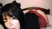 ASMR - Student girl makes you cum Wet Licking, Sucking, Jerking you off, Countdown, Pillow Humping, 3DIO | EmmaTASMR