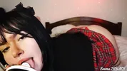 ASMR - Student girl makes you cum Wet Licking, Sucking, Jerking you off, Countdown, Pillow Humping, 3DIO | EmmaTASMR