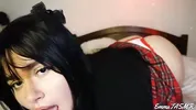 ASMR - Student girl makes you cum Wet Licking, Sucking, Jerking you off, Countdown, Pillow Humping, 3DIO | EmmaTASMR