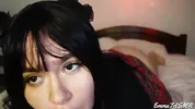 ASMR - Student girl makes you cum Wet Licking, Sucking, Jerking you off, Countdown, Pillow Humping, 3DIO | EmmaTASMR