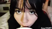ASMR - Student girl makes you cum Wet Licking, Sucking, Jerking you off, Countdown, Pillow Humping, 3DIO | EmmaTASMR