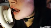 ASMR - Student girl makes you cum Wet Licking, Sucking, Jerking you off, Countdown, Pillow Humping, 3DIO | EmmaTASMR