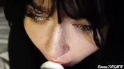 ASMR - Student girl makes you cum Wet Licking, Sucking, Jerking you off, Countdown, Pillow Humping, 3DIO | EmmaTASMR