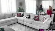Cute Blonde Gets a Festive Fuck BTS - Penelope Snaps