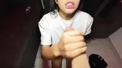 I stay alone with my best friend's girlfriend, she asks me to fuck her and fill her with milk in sec