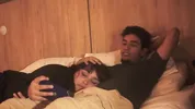 Watching a movie with my step sister ends up eating my penis