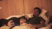 Watching a movie with my step sister ends up eating my penis
