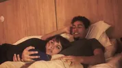 Watching a movie with my step sister ends up eating my penis