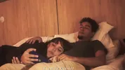 Watching a movie with my step sister ends up eating my penis