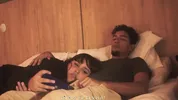 Watching a movie with my step sister ends up eating my penis