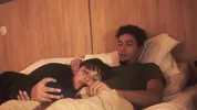 Watching a movie with my step sister ends up eating my penis