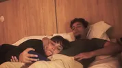 Watching a movie with my step sister ends up eating my penis