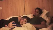 Watching a movie with my step sister ends up eating my penis