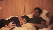 Watching a movie with my step sister ends up eating my penis