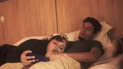 Watching a movie with my step sister ends up eating my penis