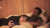 Watching a movie with my step sister ends up eating my penis