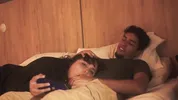 Watching a movie with my step sister ends up eating my penis