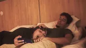Watching a movie with my step sister ends up eating my penis