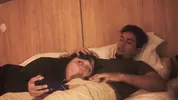 Watching a movie with my step sister ends up eating my penis