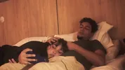 Watching a movie with my step sister ends up eating my penis