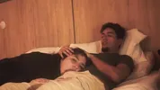 Watching a movie with my step sister ends up eating my penis