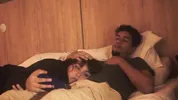 Watching a movie with my step sister ends up eating my penis