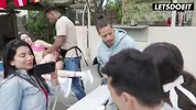 Public Cowgirl on a Picnic Table... Crowd Pulls Out Their Phones