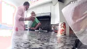 Stepsis Begs For Stepbro's Cock After Thanksgiving Dinner - Kiara Cole