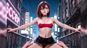 Hentai 3D ( Dandadan ) Momo Ayase horny in the middle of the street Momo fucking on the floor