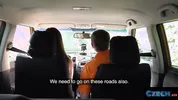 CZECH XXX - Failed Driving Test Turns Into Sloppy BJ and Doggy Fuck