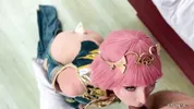 Playing Rise of Eros and Cum in Pink Haired Beauty's Mouth After Passionate Fuck POV