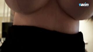 Stepmom Alina Rai jumps on stepson's cock in hotel room