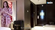 Stepmom Alina Rai jumps on stepson's cock in hotel room