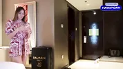 Stepmom Alina Rai jumps on stepson's cock in hotel room