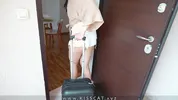 DAY 4 - Step mom share bed in hotel room with Step son Surprise fuck creampie for Step mother
