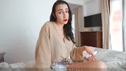 DAY 4 - Step mom share bed in hotel room with Step son Surprise fuck creampie for Step mother