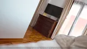 DAY 4 - Step mom share bed in hotel room with Step son Surprise fuck creampie for Step mother