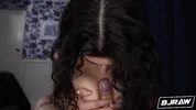 BJRAW Nikki Knightly gets completely covered in cum