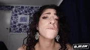 BJRAW Nikki Knightly gets completely covered in cum