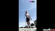 PickupCLub - Petite Blonde Lilly Blossom Goes on a Bike Ride of her Life!