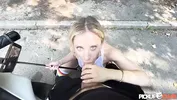 PickupCLub - Petite Blonde Lilly Blossom Goes on a Bike Ride of her Life!