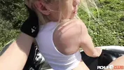 PickupCLub - Petite Blonde Lilly Blossom Goes on a Bike Ride of her Life!