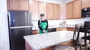 Busty Starbucks Barista Squirts All Over BBC And Swallows Cum During Her Shift!!!