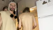 Together they fucked the girl of the best friend while he was not at home