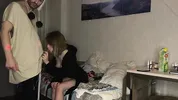 Together they fucked the girl of the best friend while he was not at home