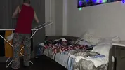 Together they fucked the girl of the best friend while he was not at home