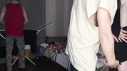 Together they fucked the girl of the best friend while he was not at home