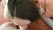 Horny Teen Stepsister Wakes up to my Hard Cock